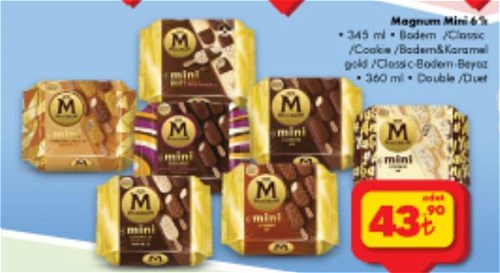 Magnum Mini 6'lı 345 ml Çeşitleri image