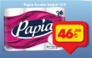 Papia Tuvalet Kağıdı 12'li image