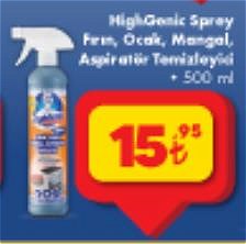 HighGenic Sprey Fırın,Ocak,Mangal,Aspiratör Temizleyici 500 ml image