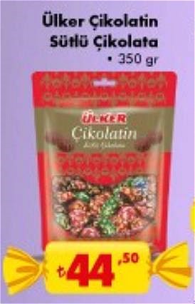 Ülker Çikolatin Sütlü Çikolata 350 gr image