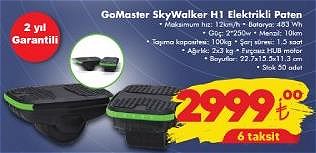 GoMaster SkyWalker H1 Elektrikli Paten image