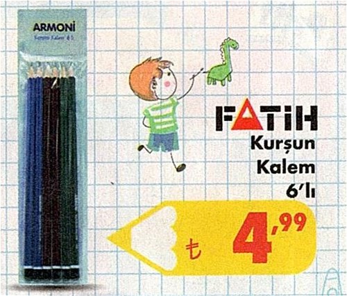 Fatih Kurşun Kalem 6'lı image