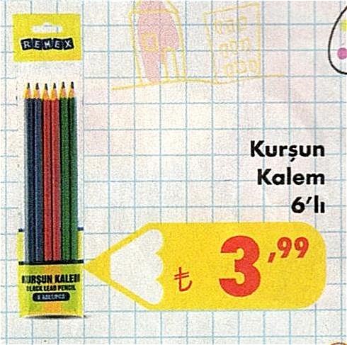 Kurşun Kalem 6'lı image