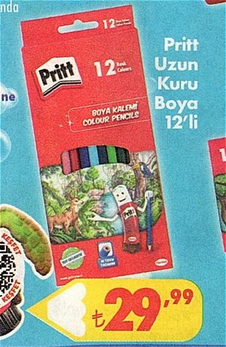 Pritt Uzun Kuru Boya 12'li image