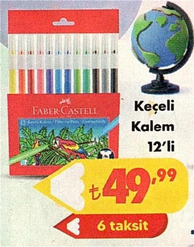 Faber Castell Keçeli Kalem 12'li image