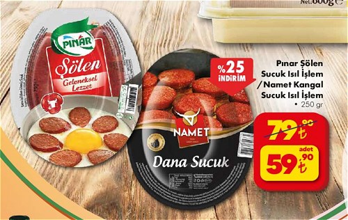 Pınar Şölen Sucuk Isıl İşlem/Namet Kangal Sucuk Isıl İşlem 250 g image
