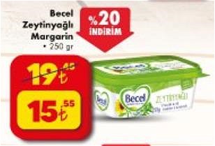 Becel Zeytinyağlı Margarin 250 gr image