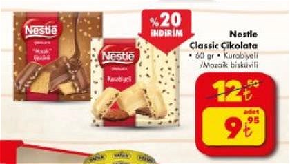 Nestle Classic Çikolata 60 gr image