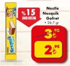 Nestle Nesquik Gofret 26,7 gr image