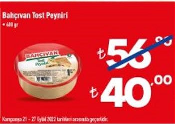 Bahçıvan Tost Peyniri 400 gr image