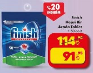 Finish Hepsi Bir Arada Tablet 50 Adet image