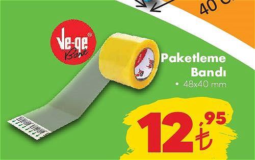 Ve-ge Paketleme Bandı 48x40 mm image