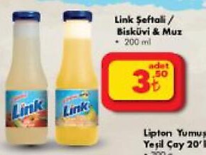 Lİnk Şeftali/Bisüvi&Muz 200 ml image