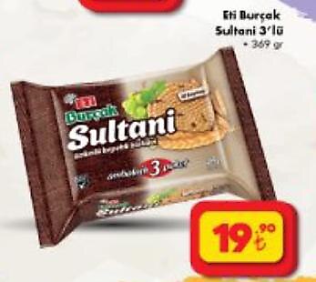 Eti Burçak Sultani 3'lü 369 g image