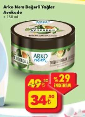 Arko Nem Değerli Yağlar Avokado 150 ml image