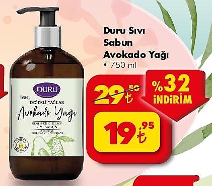 Duru Sıvı Sabun Avokado Yağı 750 ml image