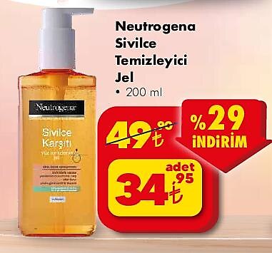 Neutrogena Sivilce Temizleyici Jel 200 ml image