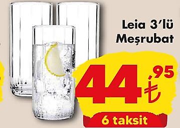 Paşabahçe Leia 3'lü Meşrubat image