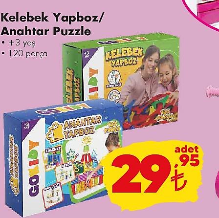 Gokidy Kelebek Yapboz/Anahtar Puzzle 120 Parça image