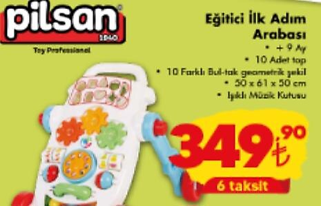 Pilsan Eğitici İlk Adım Arabası image