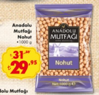 Anadolu Mutfağı Nohut 1000 g image