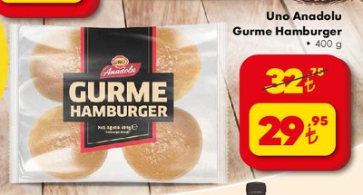 Uno Anadolu Gurme Hamburger 400 g image