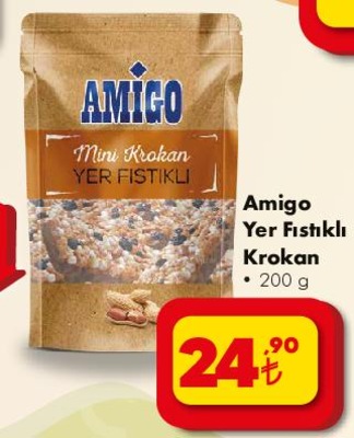 Amigo Yer Fıstıklı Krokan 200 g image