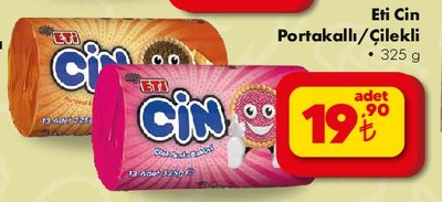 Eti Cin Portakallı/Çilekli 325 g image