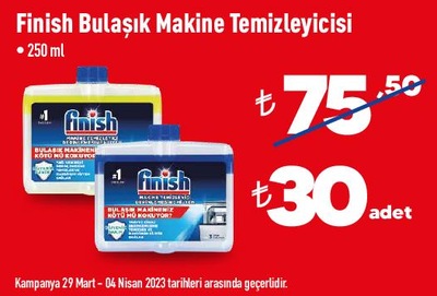 Finish Bulaşık Makine Temizleyicisi 250 ml image