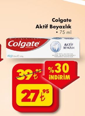 Colgate Aktif Beyazlık 75 ml  image