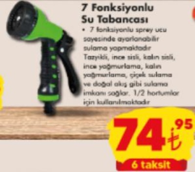 7 Fonksiyonlu Su Tabancası image