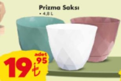 Prizma Saksı 4,8 L image