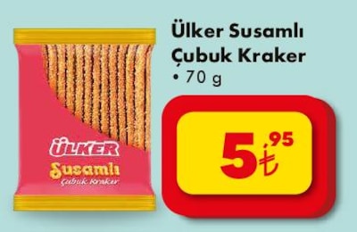 Ülker Susamlı Çubuk Kraker 70 g image