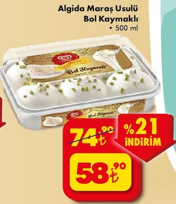 Algida Maraş Usulü Bol Kaymaklı 500 ml image