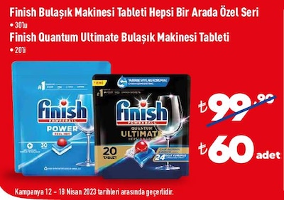 Finish Hepsi Bir Arada Özel Seri 30'lu / Quantum Ultimate 30'lu Bulaşık Makinesi image