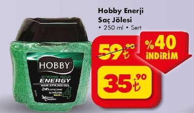 Hobby Enerji Saç Jölesi 250 ml Sert image