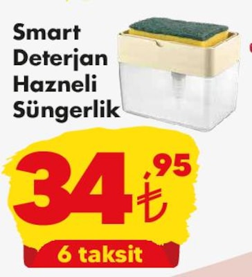 Smart Deterjan Hazneli Süngerlik image