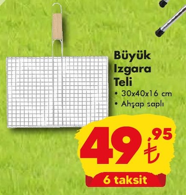 Büyük Izgara Teli 30x40x16 cm  image