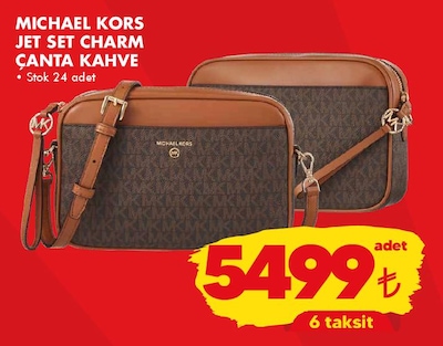 Michael Kors Jet Set Charm Çanta Kahve image