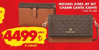 Michael Kors Jet Set Charm Çanta Kahve image