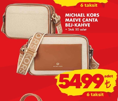 Michael Kors Maeve Çanta Bej-Kahve image