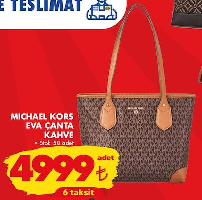 Michael Kors Eva Çanta Kahve image