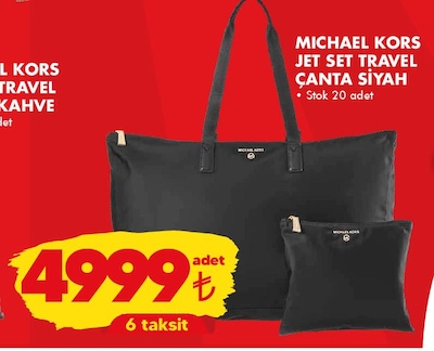 Michael Kors Jet Set Travel Çanta Siyah image