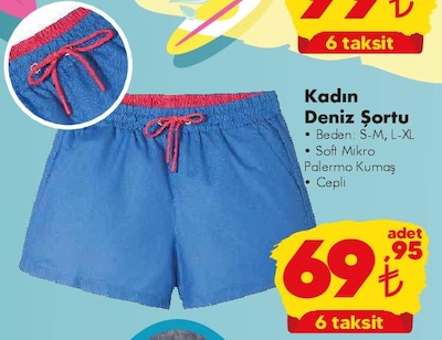 Kadın Deniz Şortu image