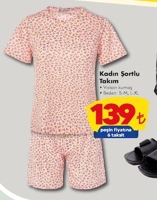 Kadın Şortlu Takım  image