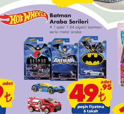 Hot Wheels Batman Araba Serileri  image