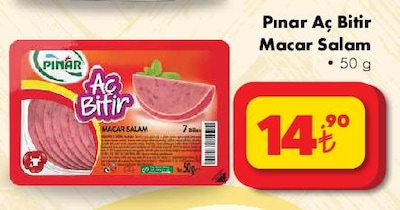 Pınar Aç Bitir Macar Salam 50 g image