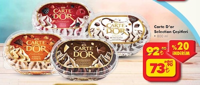 Carte D'or Selection Çeşitleri 800 ml image