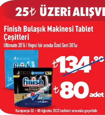 Finish Bulaşık Makinesi Tablet Çeşitleri image