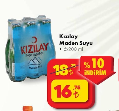 Kızılay Maden Suyu 6x200 ml  image